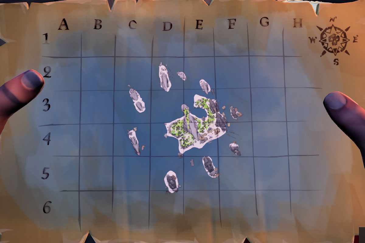 sea of thieves islands map